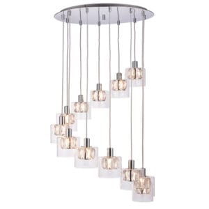 Endon Verina 12lt pendant 28W (Chrome)