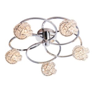 Endon Talia 5lt semi flush 28W (Chrome)