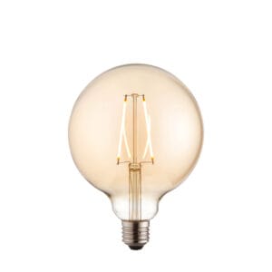 Endon E27 LED filament globe 125mm dia