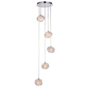 Endon Talia 5lt pendant 28W (Chrome)