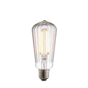Endon Ribb Pear E27 LED filament