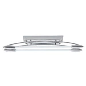 Endon Harper LED 2lt Flush Chrome & opal glass Non-dimmable