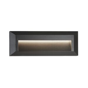 Searchlight Ankle Outdoor Wall Light Dark Grey Metal & Frosted Glass