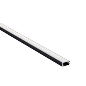 Saxby RigelSLIM Surface 2m Aluminium Profile/Extrusion Black