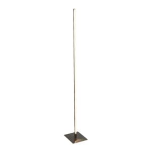 Searchlight Tribeca Floor Lamp Satin Silver Metal