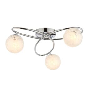 Endon Maye 3 Light Semi Flush