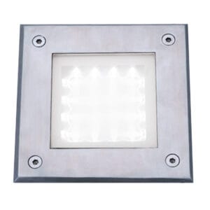 Searchlight Walkover LED Recessed Square Walkover Stainless Steel