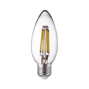 Searchlight Pack 10 E27 LED Filament Candle Lamps 6W 540Lm Warm White