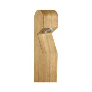 Collingwood BL01 Iroko Wood 2700K Domed Base Entry Bollard
