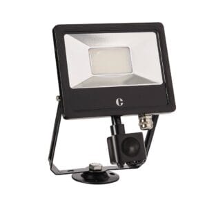 Collingwood FL02 20W CCT Floodlight Black/White/Anthracite PIR Option - Yes, Black
