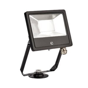 Collingwood FL03 30W CCT Floodlight Black/White/Anthracite PIR Option - Black, No