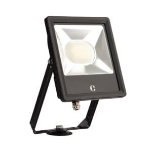 Collingwood FL05 50W CCT Floodlight Black/White/Anthracite PIR Option - Black, No