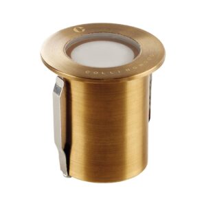 Collingwood GL018 C AB 27 0.5W 3lm mini antique brass marker ground light