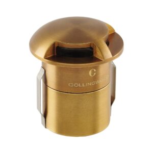 Collingwood GL100AX2130 Up to 2W 14lm mini domed antique brass marker light