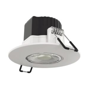 Collingwood H2EXT1W IP65 (above+below) downlight suitable for installing outdoor in building soffits and canopies