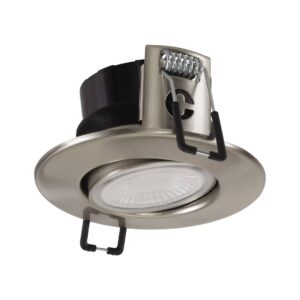 Collingwood DL490BS5530 TRIAC Dimmable adjustable fire-rated downlight with integrated bezel & Easy-fit connector