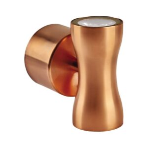 Collingwood WL070CNBM27 Copper straight to mains high output LED wall light