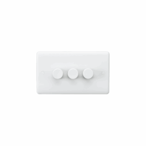 Knightsbridge White 3G 2-way 40-400W (3-100W LED) Leading Edge Dimmer