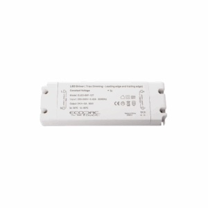 Integral Constant Voltage Driver 60W 24Vdc IP20 Triac Dimmable 200-240V Input 6W Min Load Ecopac Power