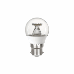 Integral Golf Ball Bulb B22 470Lm 4.9W 4000K Non-Dimm 220 Beam Clear