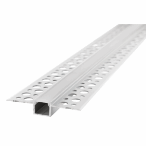 Integral Profile Narrow Recessed 1M Frosted Diffuser Include 2 Endcaps