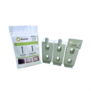 Rointe Wall Brackets/Supports For Rointe Radiators 2 Top + 1 Bottom (White)