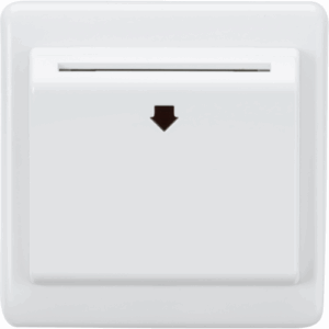 Knightsbridge White 32A 1G Key Card Switch