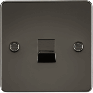 Knightsbridge Gunmetal Telephone Extension Outlet