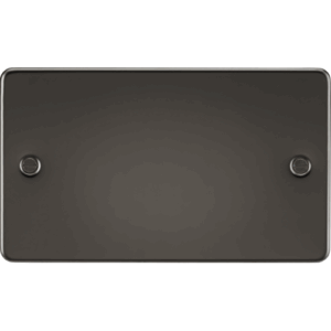 Knightsbridge Gunmetal 2G Blanking Plate