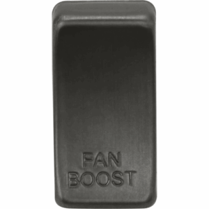 Knightsbridge Smoked Bronze Switch cover marked FAN BOOST