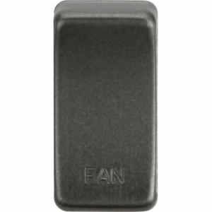 Knightsbridge Smoked Bronze Switch cover marked FAN