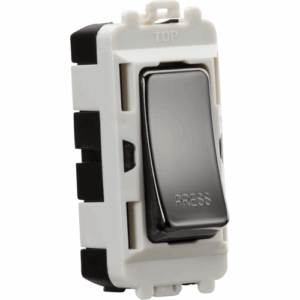 Knightsbridge Black Nickel 20AX 2 way retractive SP module (marked PRESS)