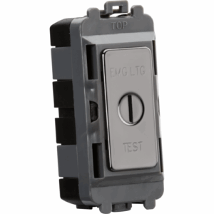 Knightsbridge Black Nickel 20AX DP key module (marked EMG LTG TEST)