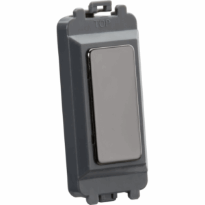 Knightsbridge Black Nickel Blank grid module