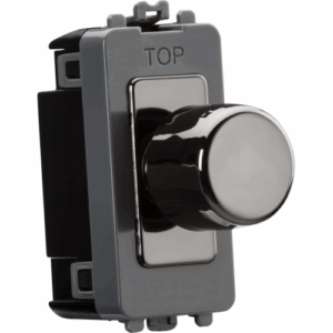 Knightsbridge Black Nickel 2-way 10-150W (5-150W LED) Intelligent Dimmer