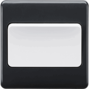 Knightsbridge Anthracite 10AX 1G 2-way Wide Rocker Switch [Part M Compliant]