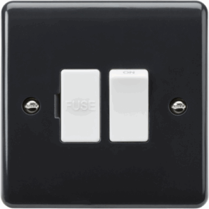 Knightsbridge Anthracite 13A Switched Fused Spur [Part M Compliant]