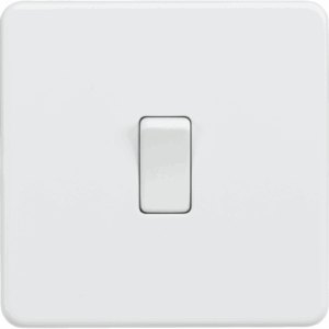 Knightsbridge Matt White 10AX 1G DP Switch