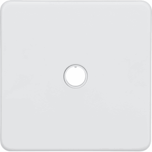 Knightsbridge Matt White 20A Flex Outlet Plate