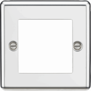 Knightsbridge Polished Chrome 2G Modular Faceplate