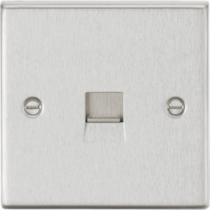 Knightsbridge Brushed Chrome Telephone Master Outlet