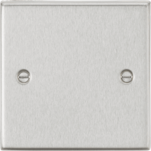 Knightsbridge Brushed Chrome 1G Blanking Plate