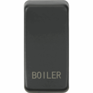 Knightsbridge Anthracite Switch cover marked BOILER