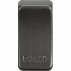 Knightsbridge Smoked Bronze Switch cover marked BOILER