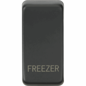 Knightsbridge Anthracite Switch cover marked FREEZER