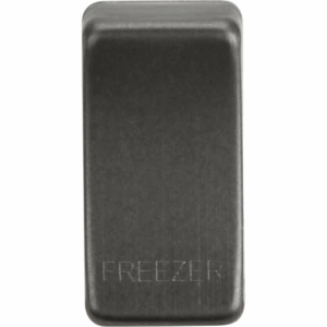Knightsbridge Smoked Bronze Switch cover marked FREEZER