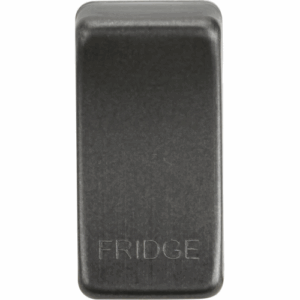 Knightsbridge Smoked Bronze Switch cover marked FRIDGE