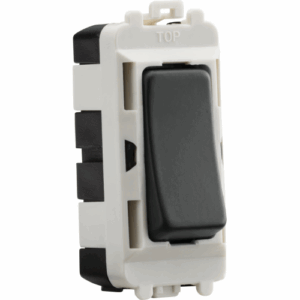 Knightsbridge Anthracite 20AX 2 way SP grid module