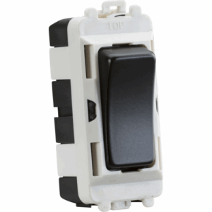 Knightsbridge Matt Black 20AX DP grid module
