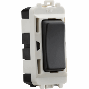 Knightsbridge Anthracite 20AX 2 way SP module (centre off)